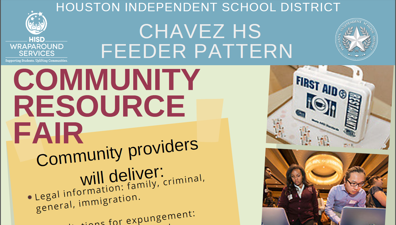  Community Resource Fair June 4th @ Chavez HS